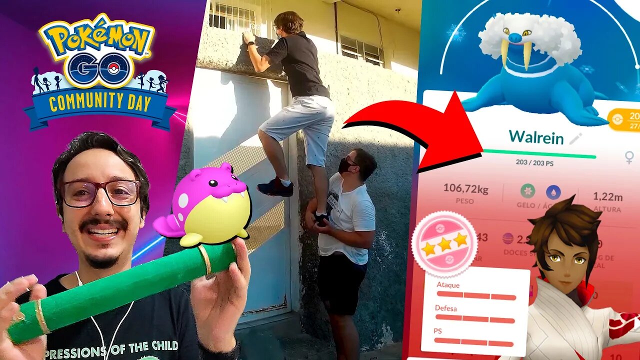 💙Mestre Yodoh LONGE DE CASA! Um PRESENTE muito ESPECIAL no Dia da Comunidade do Spheal! Pokémon GO