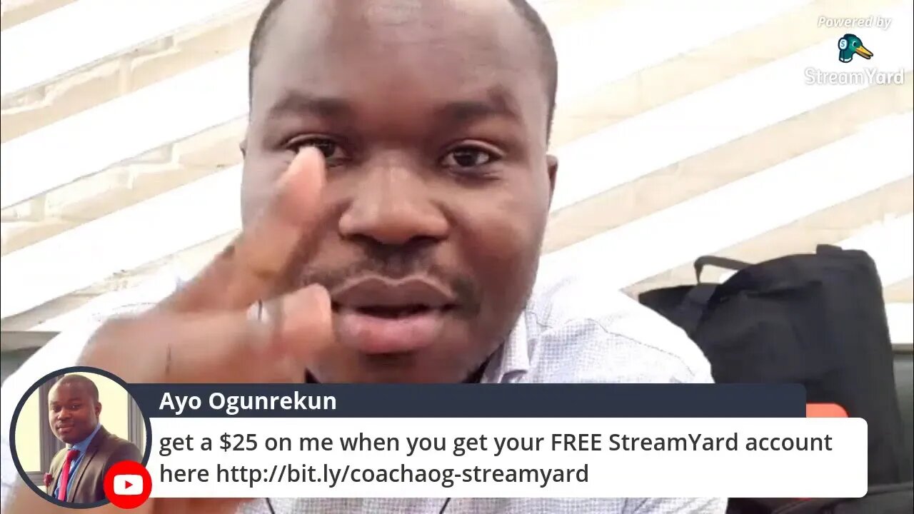 Get $10 Free On Me - Access Link Below - StreamYard Is Dope For Live Streaming