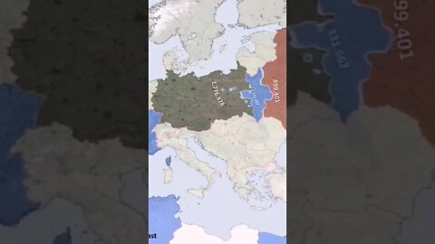 World War II Every Day with Army Sizes