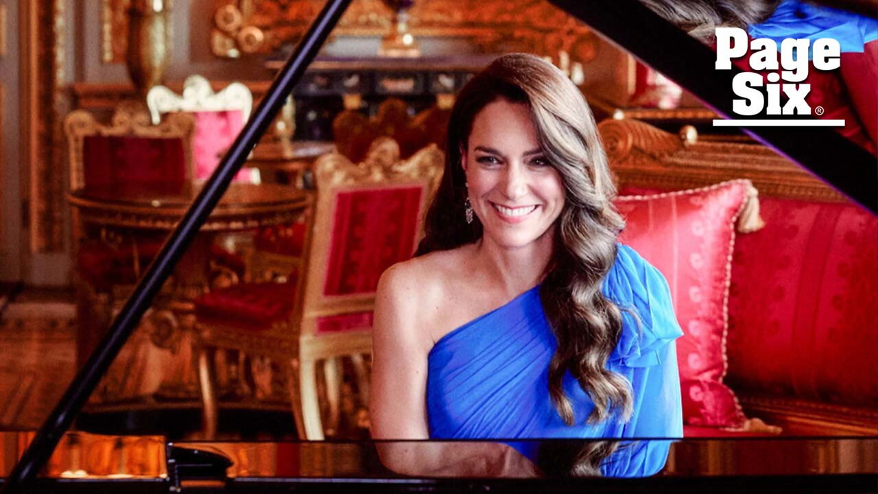 Royal fans think 'cringe' Kate Middleton faked playing piano for Eurovision