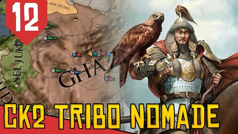 CB de INVASÃO NA PÉRSIA - CK2 Steppe Nomad Budista #12 [Série Gameplay Português PT-BR]