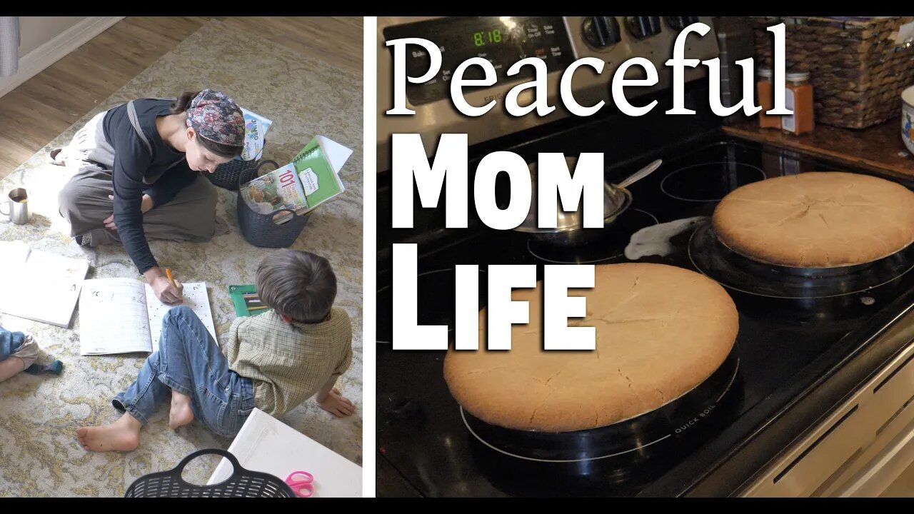 Peaceful Mom Life/ Homeschool Day/ Epic Pie