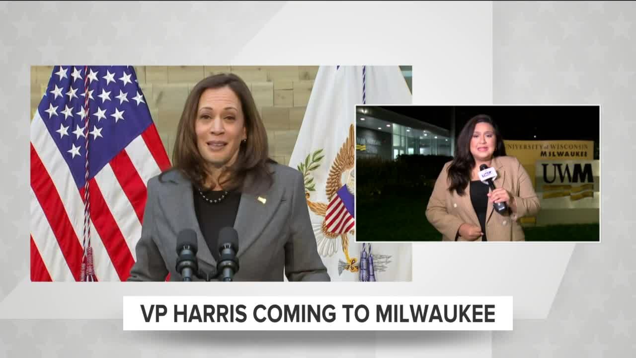 Vice President Kamala Harris to visit Milwaukee on Thursday ahead of midterms