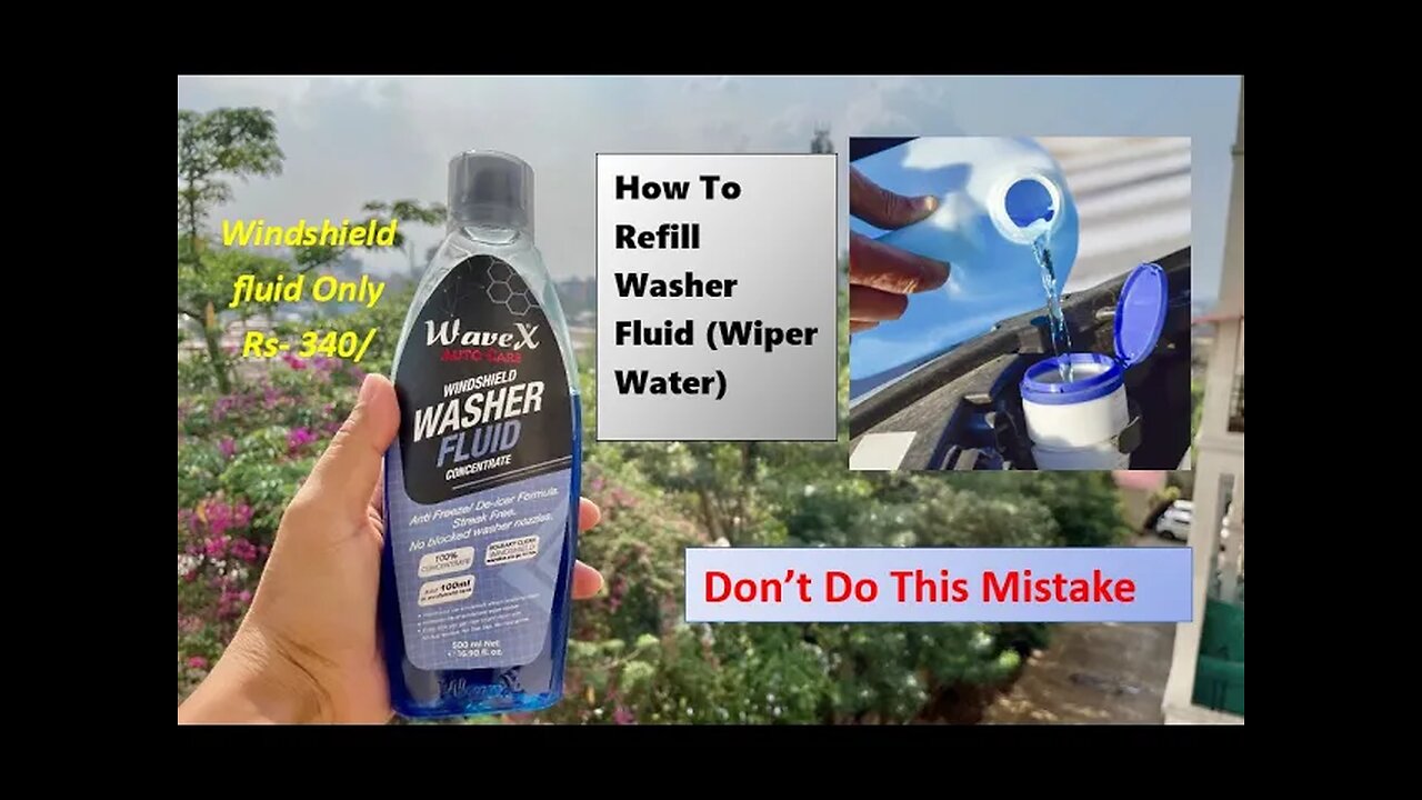 How To Refill Washer Fluid(Wiper Water) in Aura SCNG| Can We Use Water as Washer Fluid?