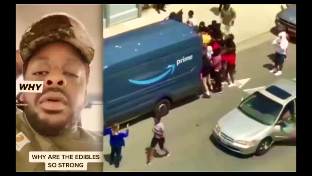 Man Eats White Supremacist Edibles Tastes Colors Car Becomes Space Ship Blacks Loot Amazon Prime Van