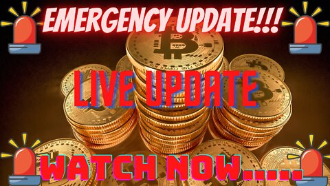 Emergency Update!!! WATCH NOW!!! Bitcoin (BTC) & Ethereum (ETH) Price Action.