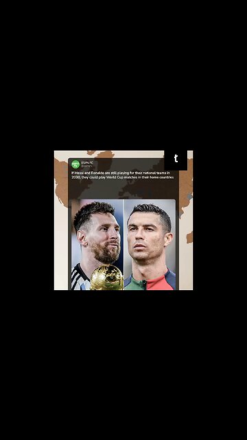 If Messi and Ronaldo are still playing for their national teams in 2030