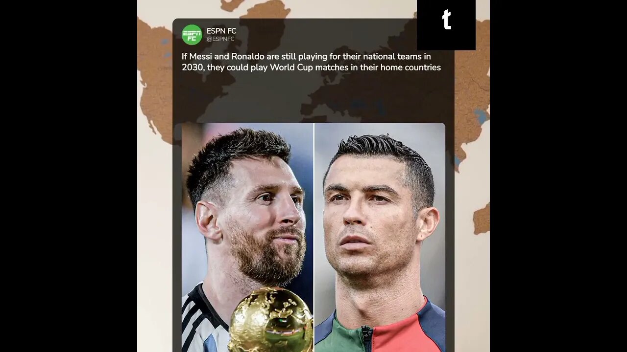 If Messi and Ronaldo are still playing for their national teams in 2030