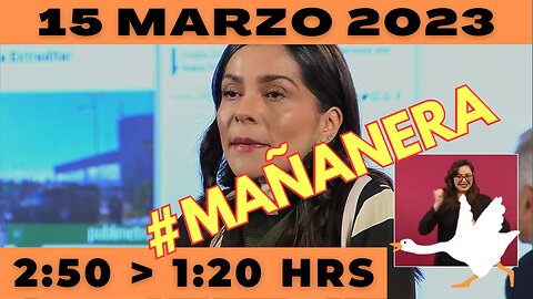 💩🐣👶 #AMLITO | Mañanera Miércoles 15 de Marzo 2023 | El gansito veloz de 2:50 a 1:20.