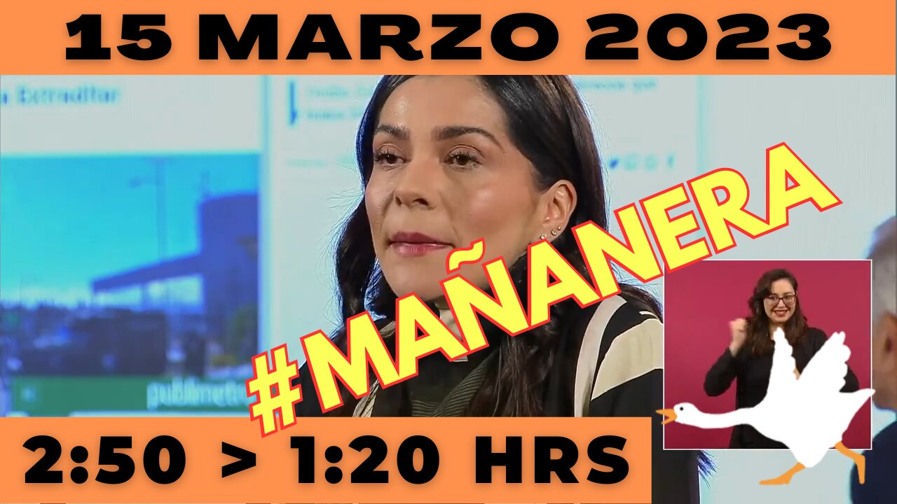 💩🐣👶 #AMLITO | Mañanera Miércoles 15 de Marzo 2023 | El gansito veloz de 2:50 a 1:20.