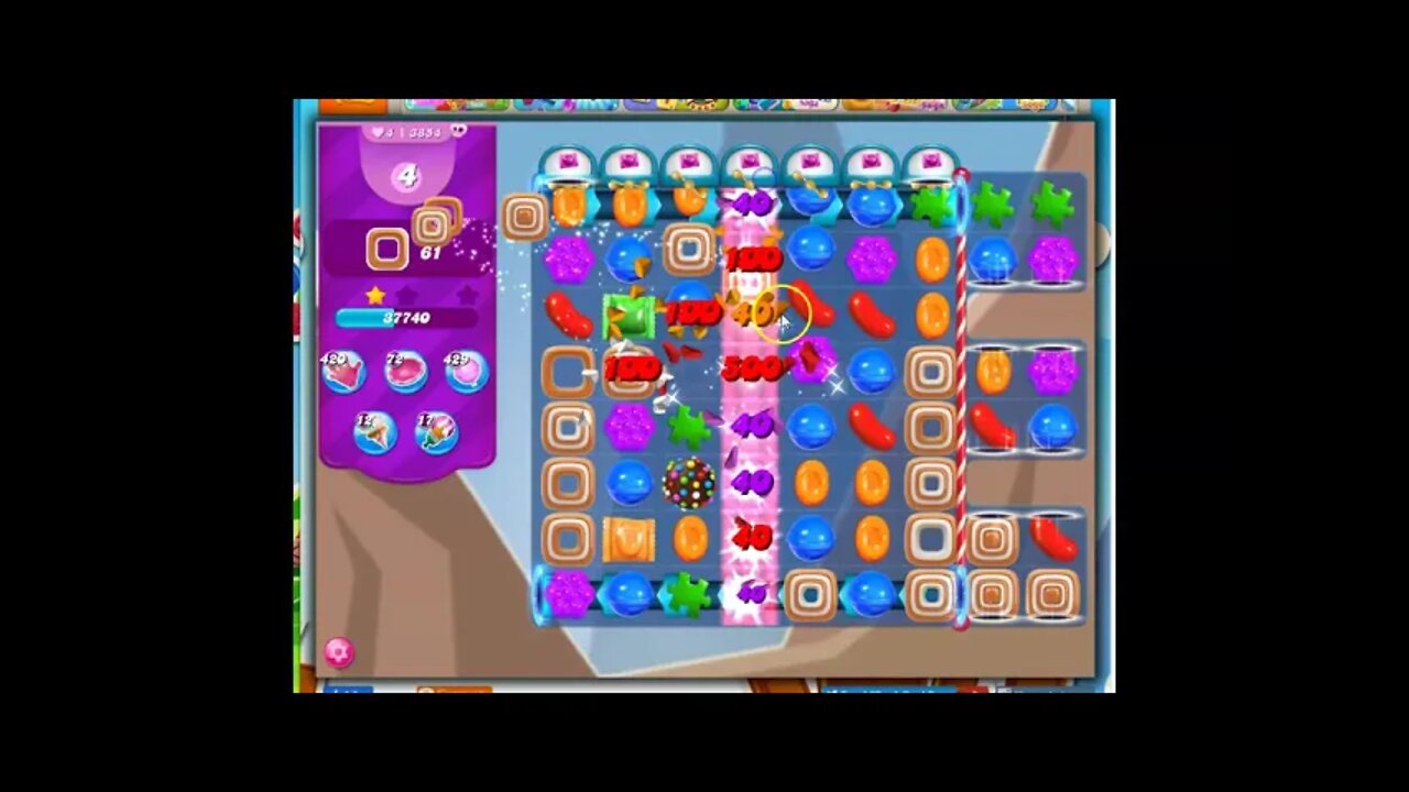 Candy Crush Level 3854 Talkthrough, 26 Moves 0 Boosters