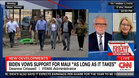 FEMA Administrator Completely Ignores Question About Biden's Maui Incompetence