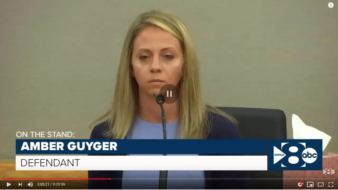 Part 18 - Amber Guyger Testimony - Court Room Survival Training