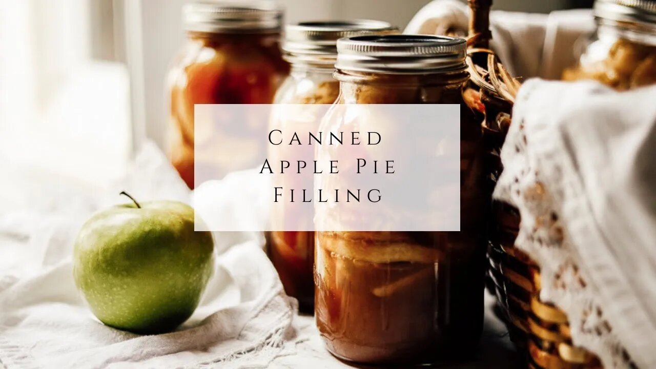 Canned Apple Pie Filling