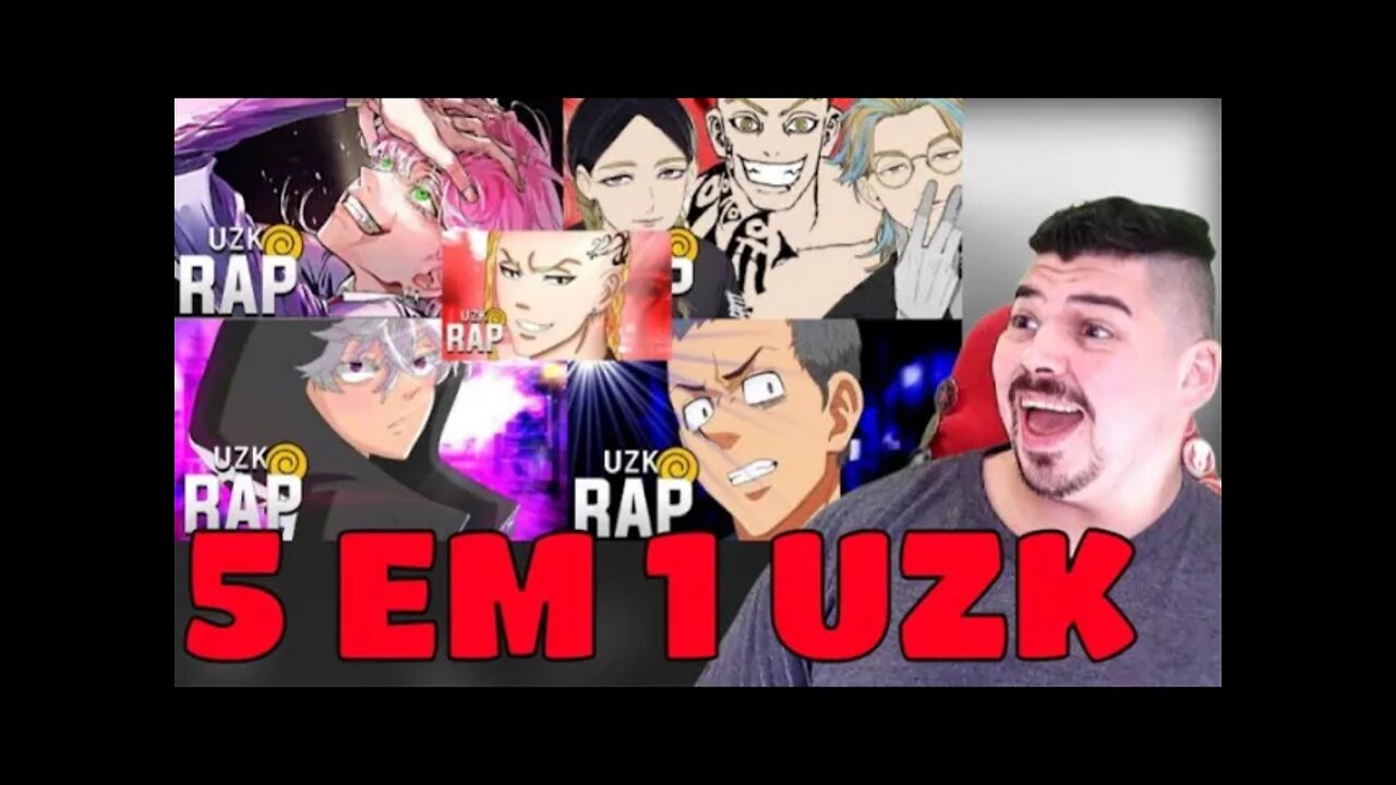 REACT 5 EM 1 Tokyo UZK INSANO MELHOR DO MUNDO