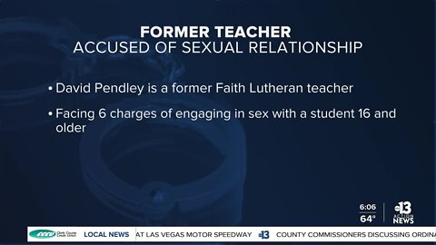 Former Faith Lutheran staff member faces charges for 'alleged relationship' with student