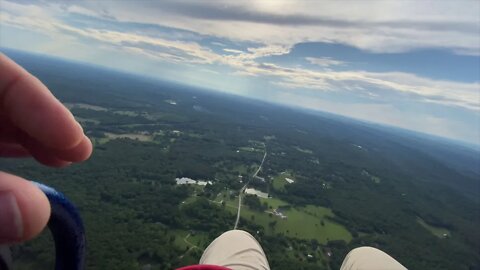 RAW Paramotor footage... cleaning off my iphone
