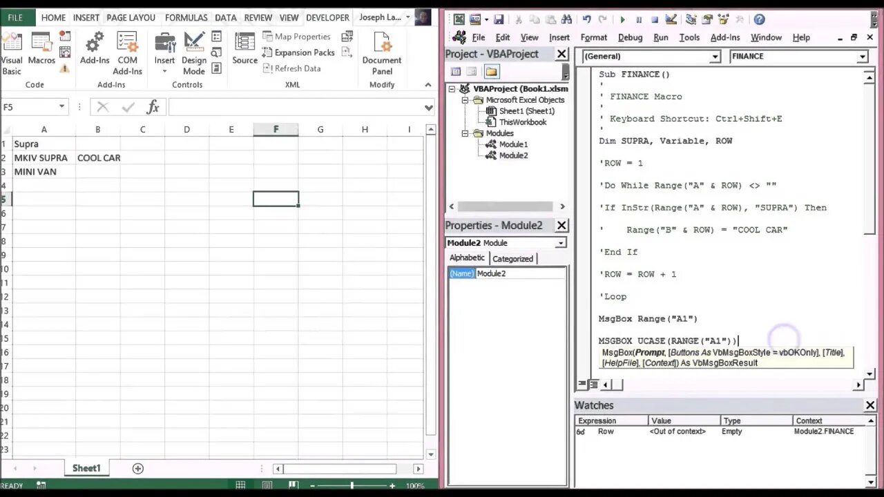 Learn VBA Fast Version: Learn VBA IN 30 Minutes |JOKO ENGINEERING|