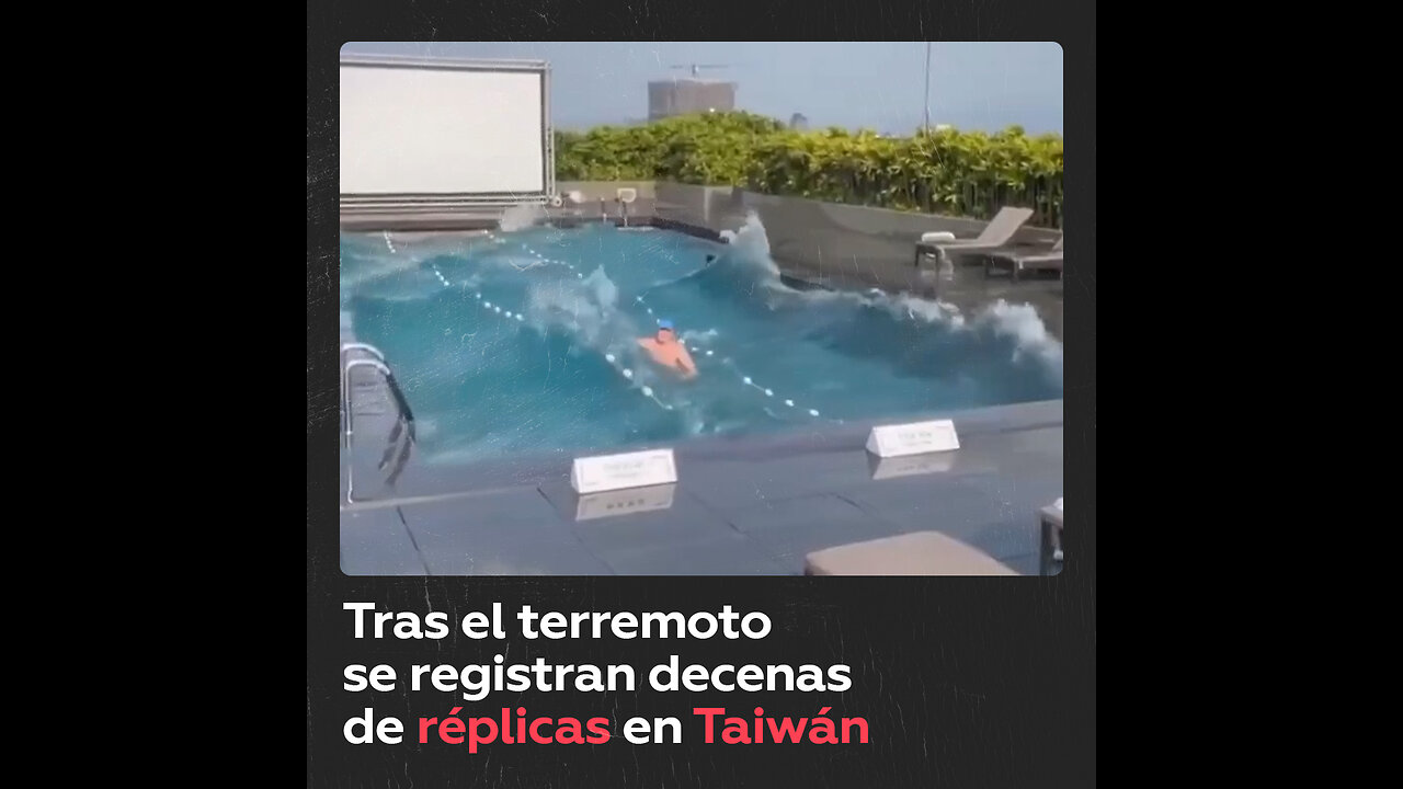 Decenas de réplicas tras el terremoto en Taiwán