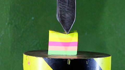 Hydraulic Press Vs Sticky Notes