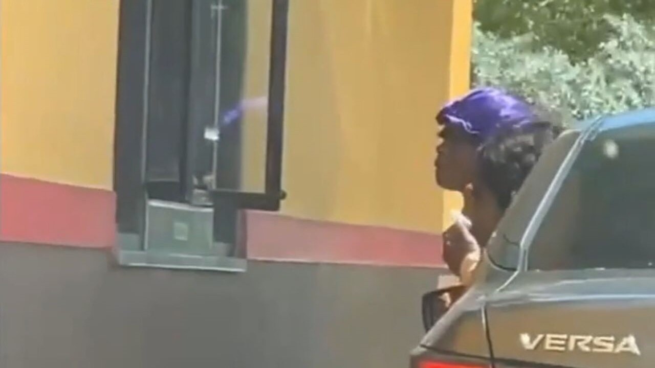 Oh Look, Some Classy Ladies In Showercaps Beating Up A Popeye's Drive-Through Worker