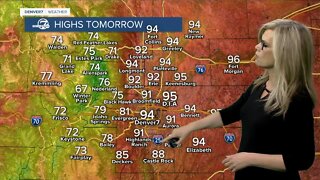 Hot weather again tomorrow for metro