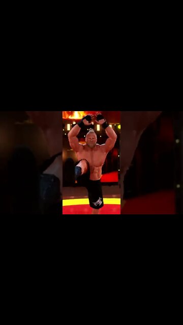 WWE 2k22 Brock Lesnar Entrance #shorts
