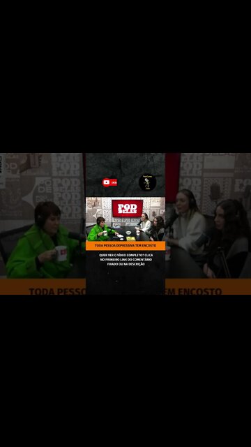 TODO DEPRESSIVO TEM ENCOSTO #shorts #depressão #depressao #depressiva #depressivo #poddelas