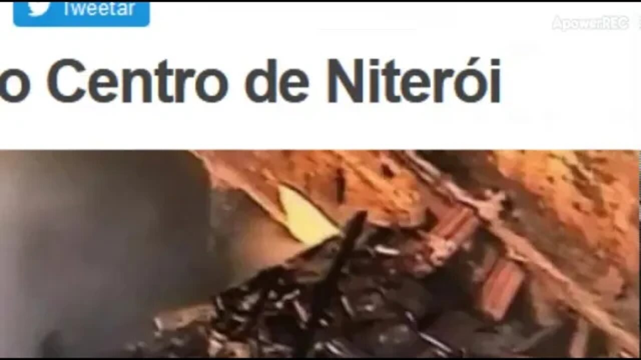 URGENTE Incêndio atinge lojas no Centro de Niterói