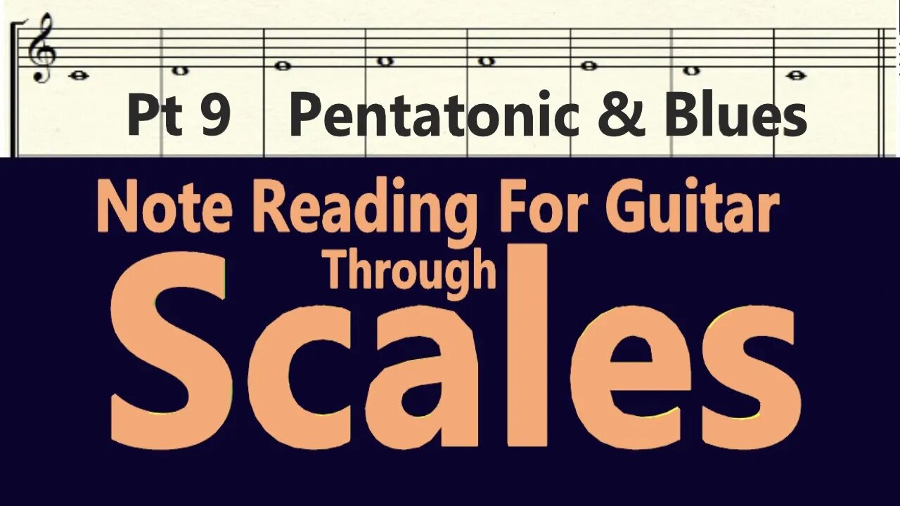 How To Read Guitar Sheet Music Book pt9 |Audio Book | Pentatonic & Blues