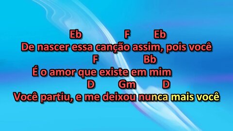 nossa cançao roberto carlos acustico,karaoke playback 2
