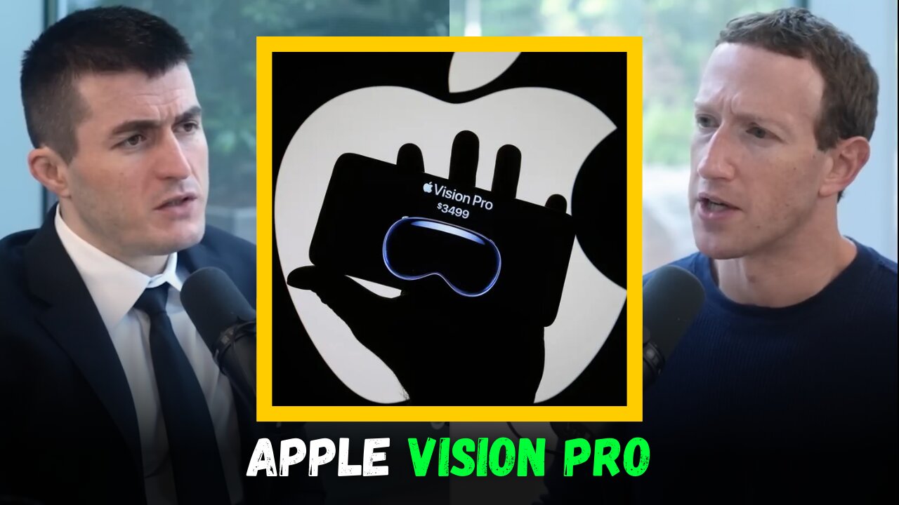 Mark Zuckerberg on Apple Vision Pro New Lex Fridman Podcast