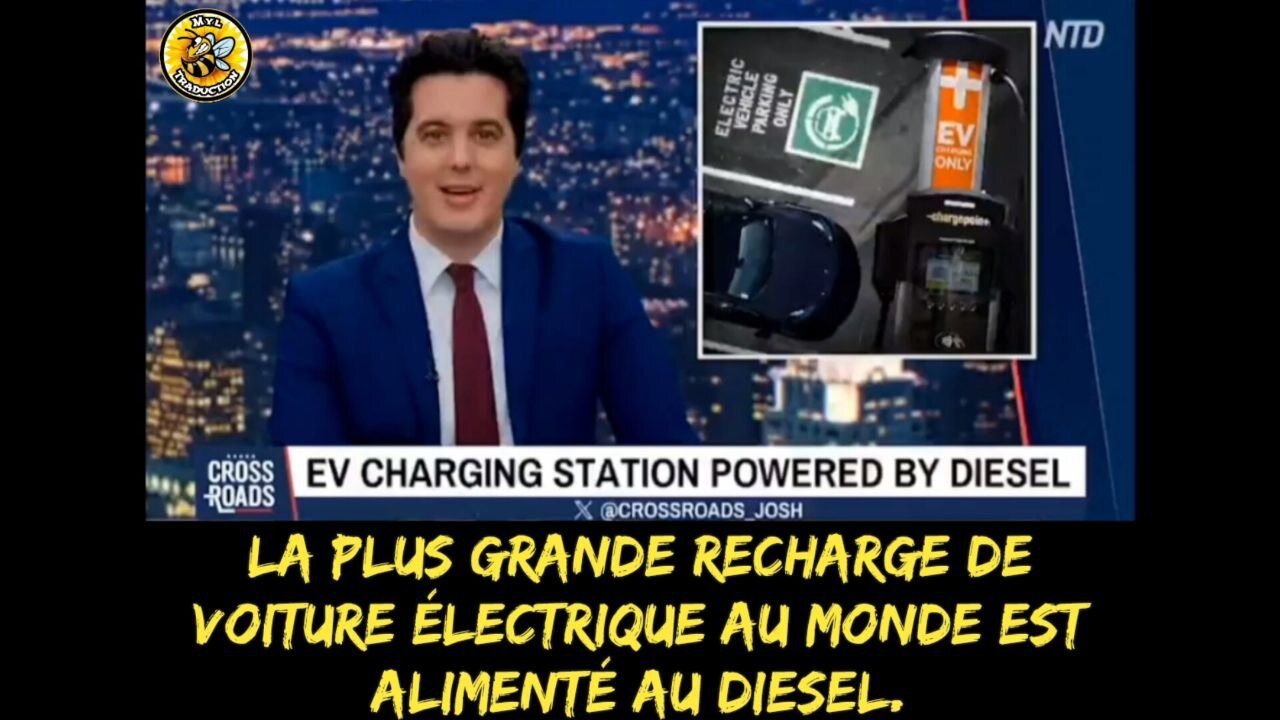 La plus grande recharge de voiture électrique au monde est alimenté au Diesel.