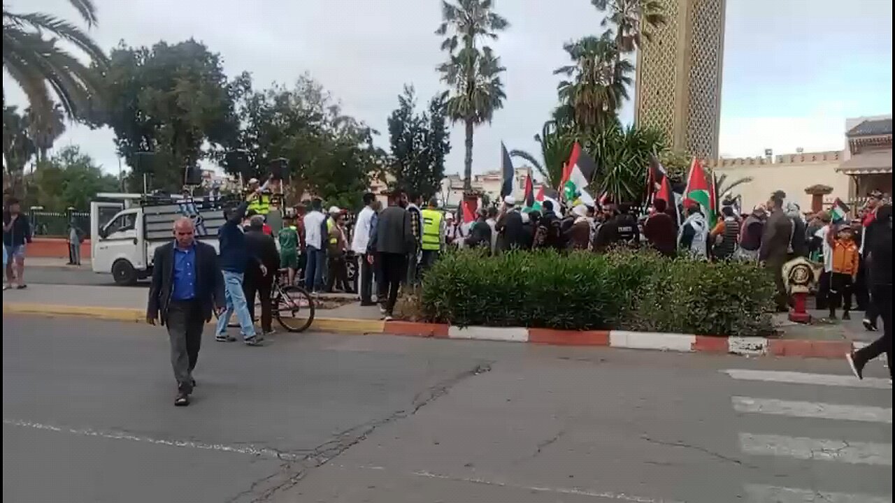 Moroccans stand in solidarity with Gaza Moroccans stand in solidarity with Gaza