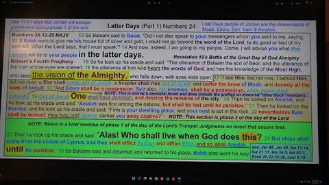 Latter Days Part 1 Numbers 24