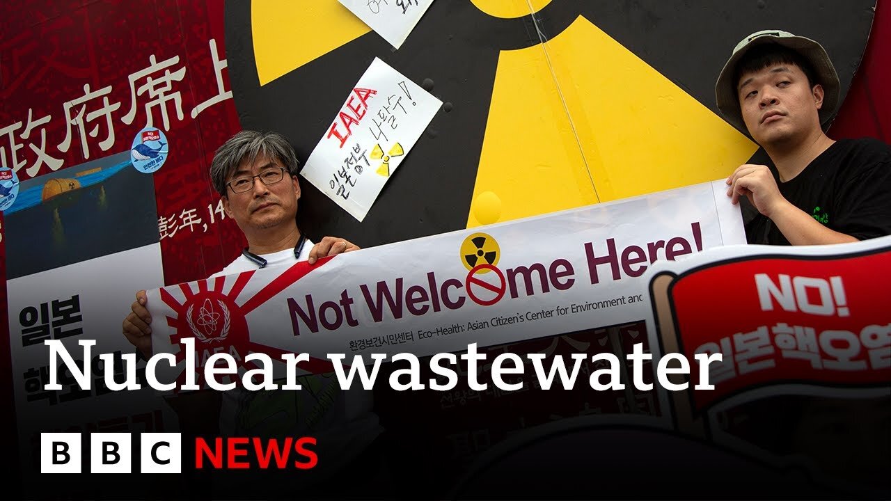 Protests as Japan prepares to release treated Fukushima nuclear wastewater - BBC News