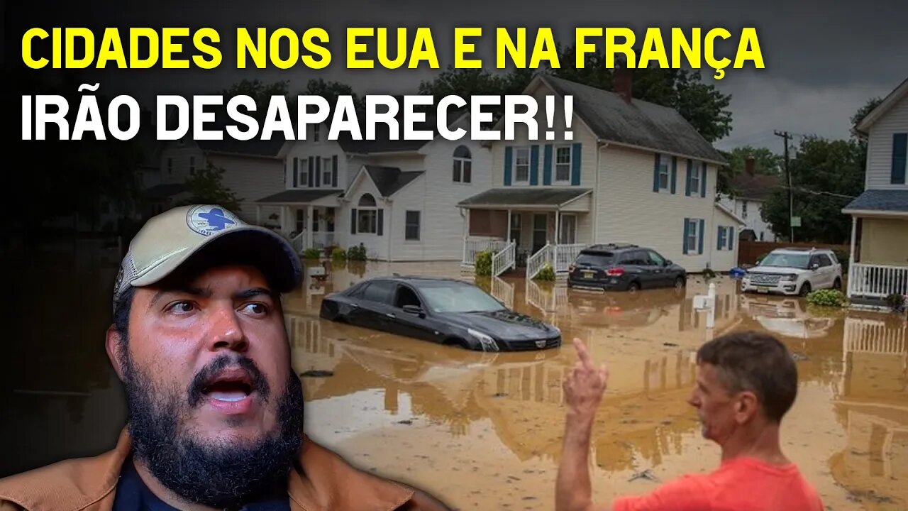 Cidades irão desaparecer nos EUA e na França devido a inversão magnética e as mudanças climáticas