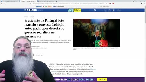 Governo socialista de portugal cai e novas eleições serão marcadas — PETER TURGUNIEV