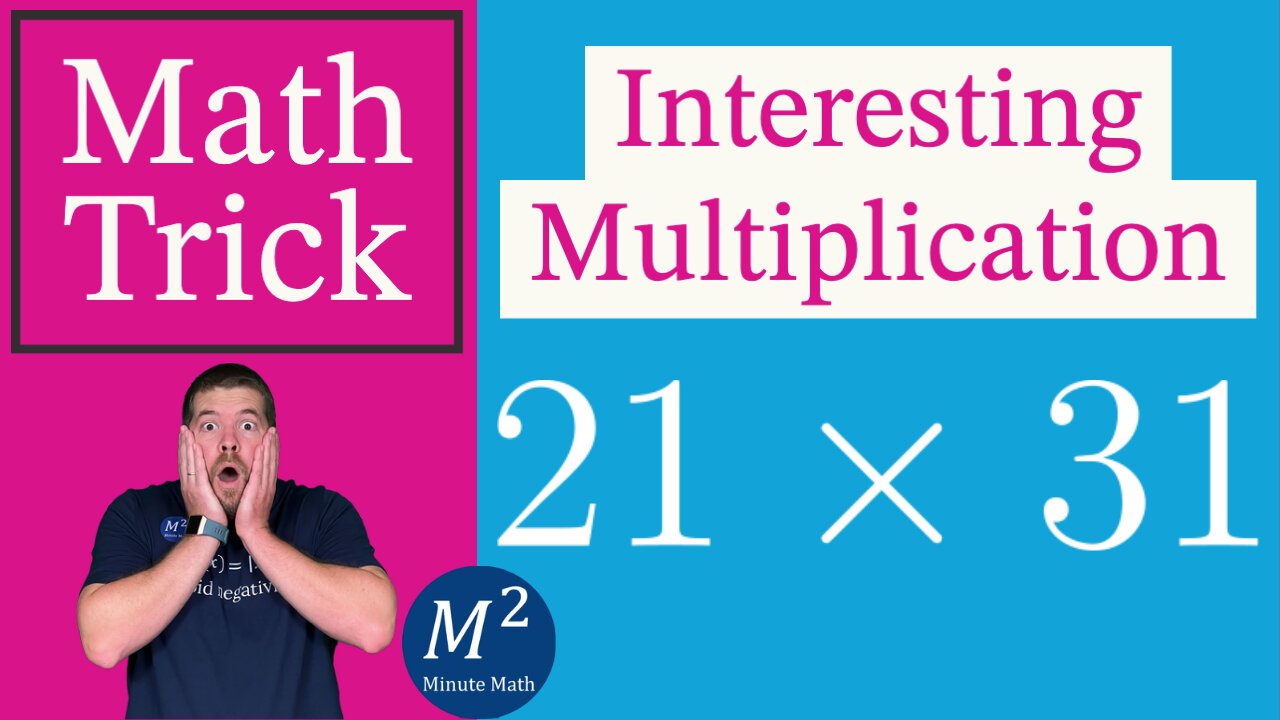 An Interesting Way to Multiply - 21x31 - Minute Math Tricks - Part 47 #shorts