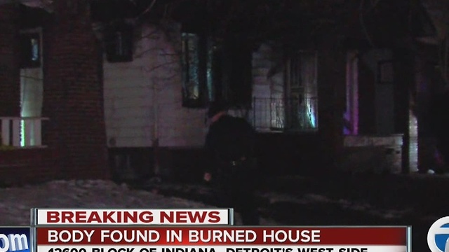 Body found inside burned out home on Detroit's west side