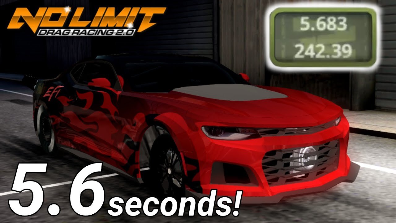 5.6 Camaro ZL1 Tune! | No Limit Drag Racing 2.0