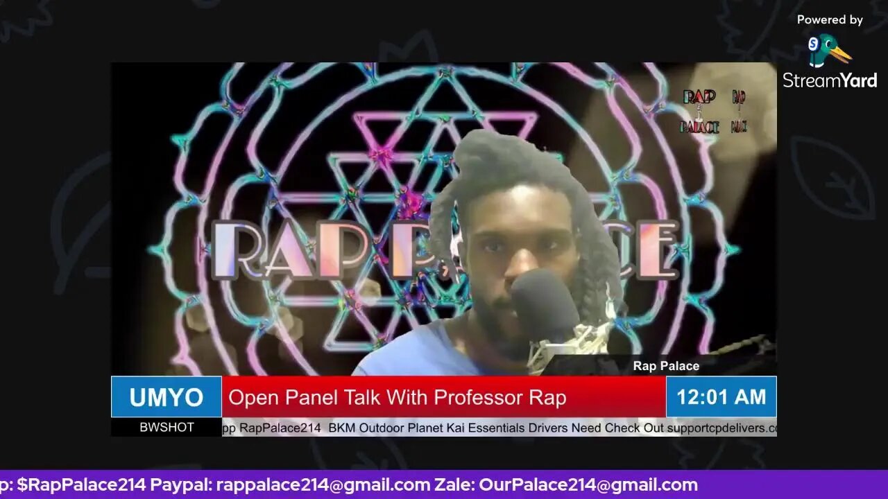 Open Panel With Professor Rap