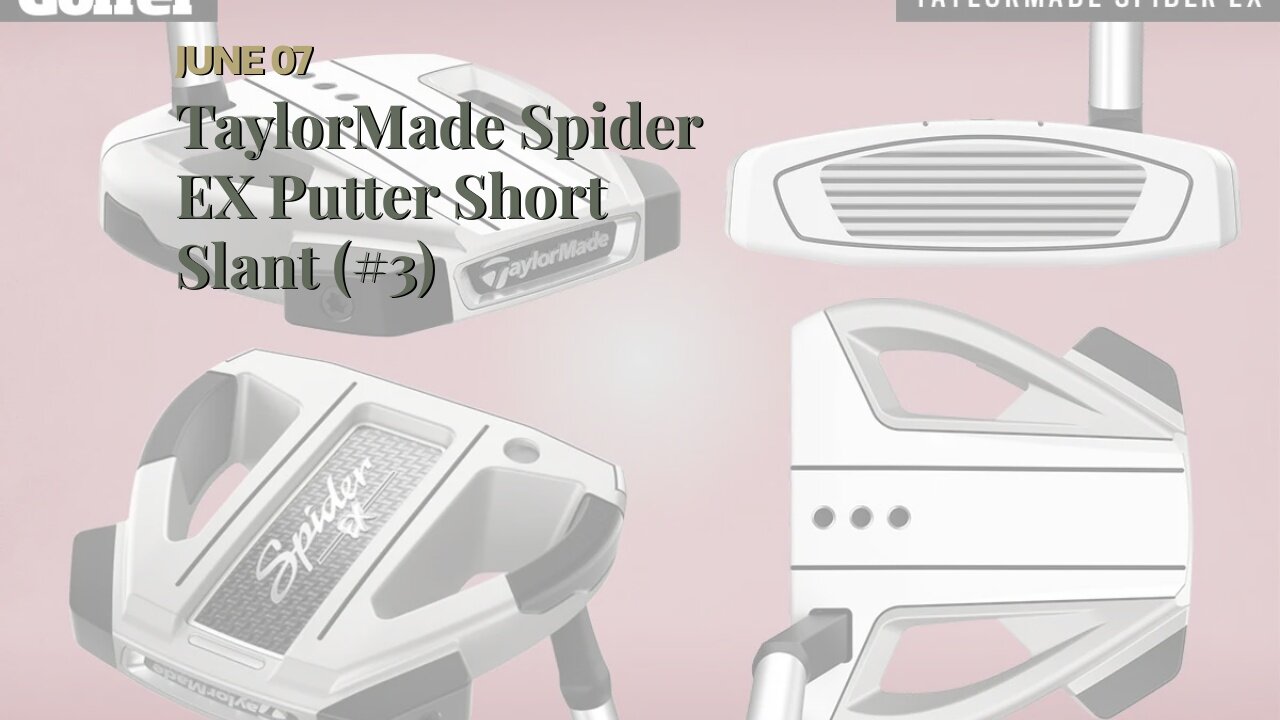 TaylorMade Spider EX Putter Short Slant (#3)