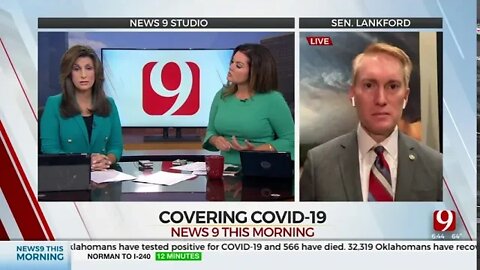 Senator James Lankford Discusses COVID-19 Phase 4 Bill On News 9 with Robin Marsh and Lacie Lowry