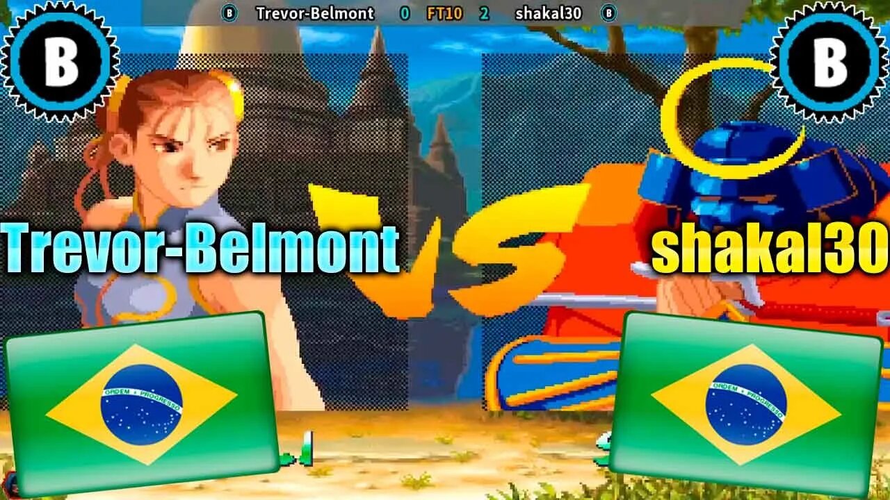 Street Fighter Alpha 2 (Trevor-Belmont Vs. shakal30) [Brazil Vs. Brazil]