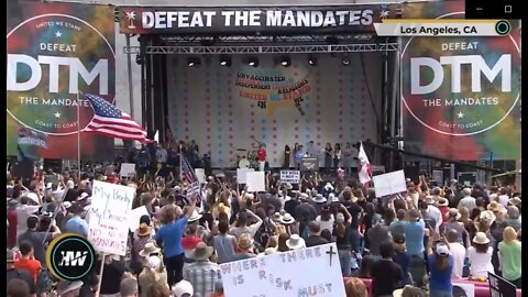 California students REFUSED VAX for School - Defeat the Mandates Rally, Los Angeles