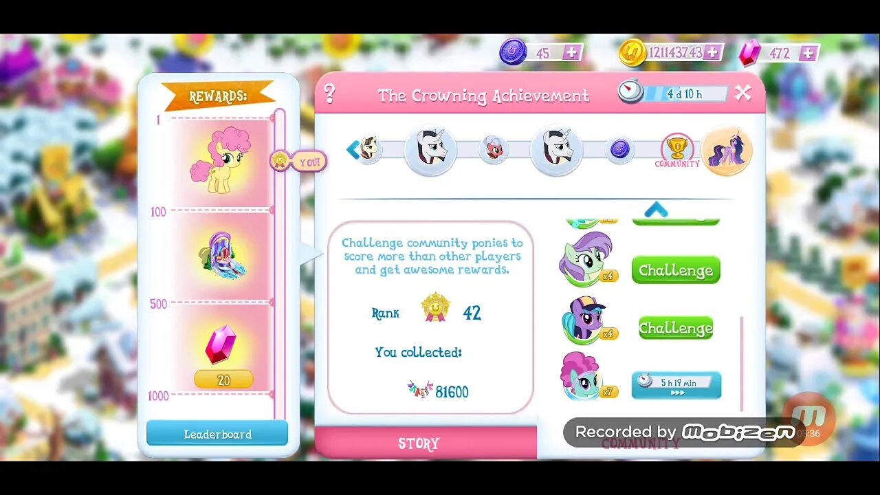 Spike is distracted by future Spike, while Bon Bon is tempted to disrupt space-time more than it is!