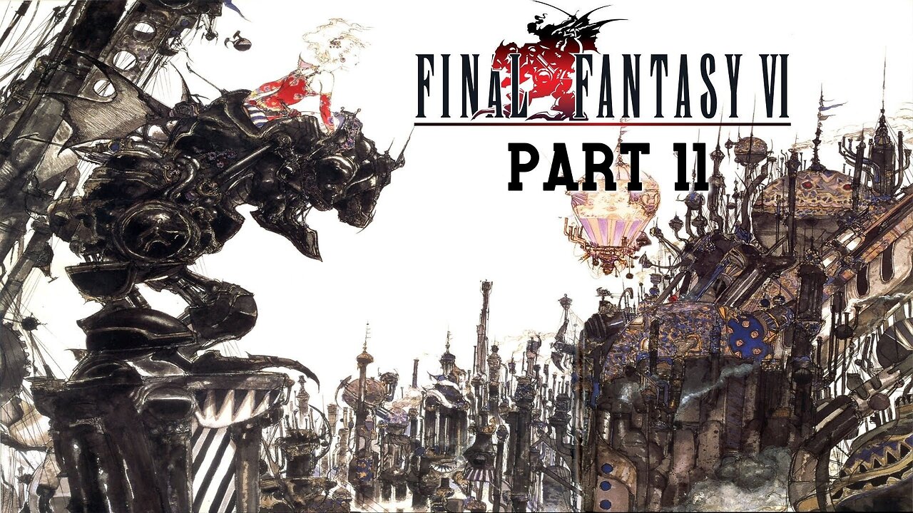 Final Fantasy 6 - Exploring Location and Finding Crew in a Ruined World