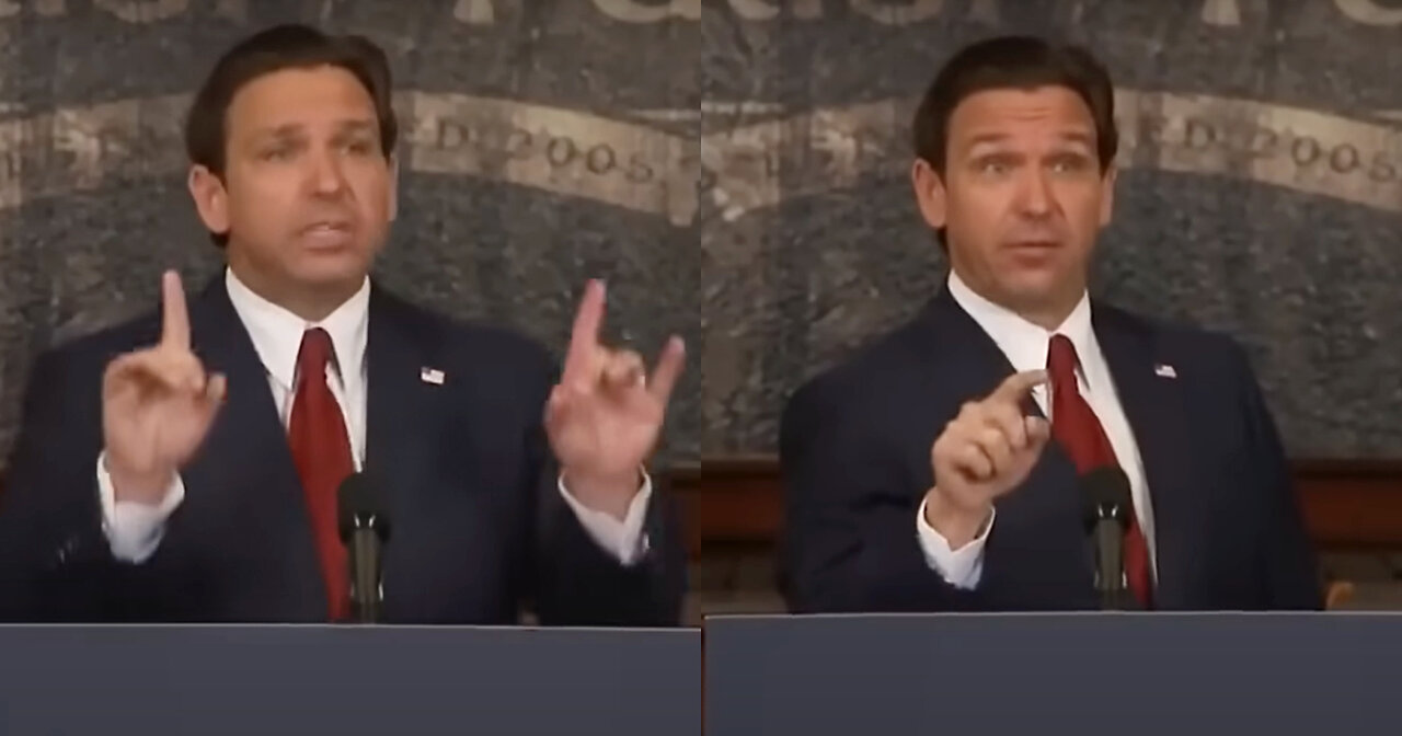 DeSantis Erupts on Left-Wing Heckler Blaming Him for Jacksonville Shooting