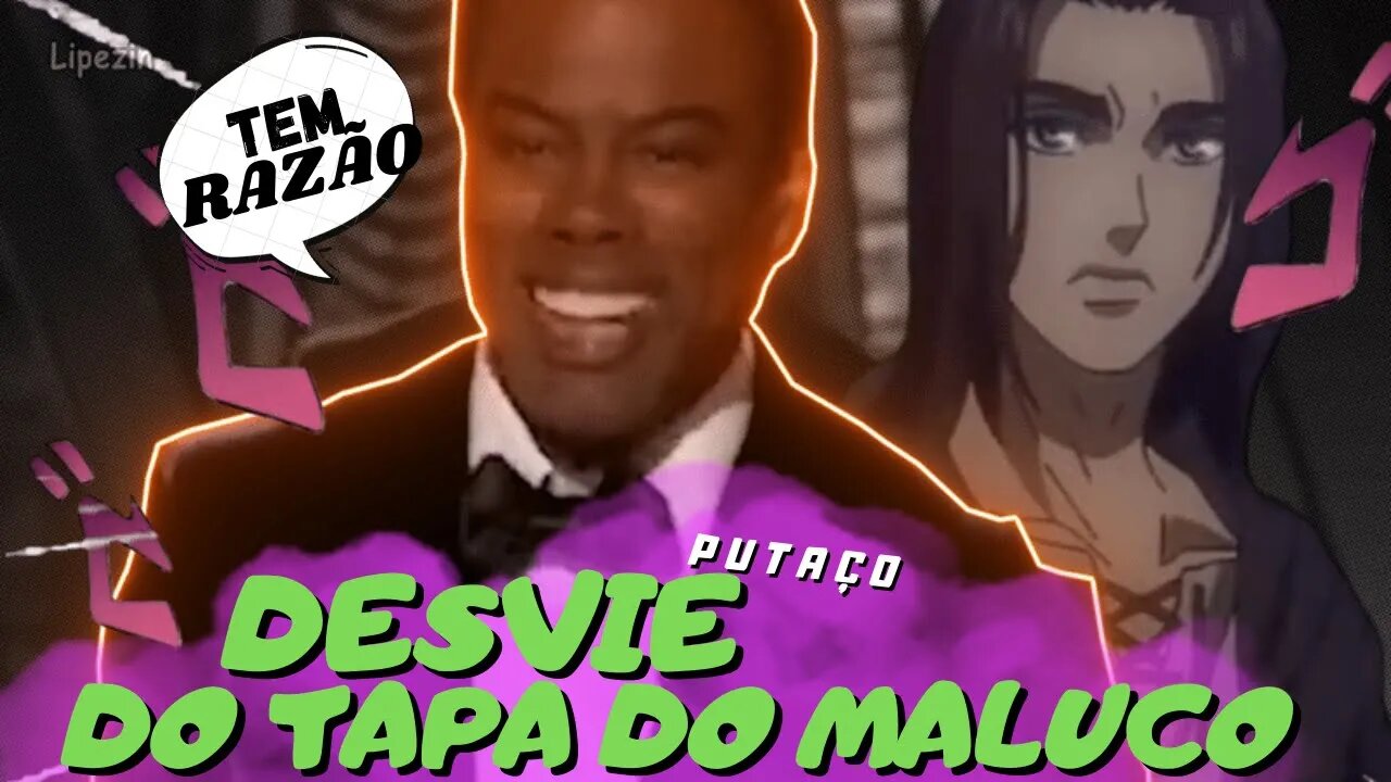 EREN MANIPULANDO O CHRIS ROCK PRA DESVIAR DO TAPA DO WILL SMITH! (com ajuda do Dio)